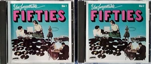 UNFORGETTABLE FIFTIES - DISC ONE & TWO - (2) CD SET- 50 TRACKS - HEARTLAND MUSIC - Picture 1 of 1