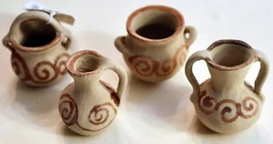 Lot of 4 miniature pottery from Veracruz, Mexico-Alfareria - Picture 1 of 2