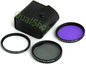 58mm LENS FILTER Kit CPL UV FD FOR Canon HFS10 , HFS100 - Picture 1 of 1