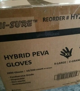 Rofson Sani-Sure Hybrid PEVA Xl Gloves Case - 2000 ct - XL - Picture 1 of 3
