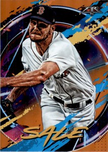 2020 Topps Fire Orange #2 Chris Sale /299