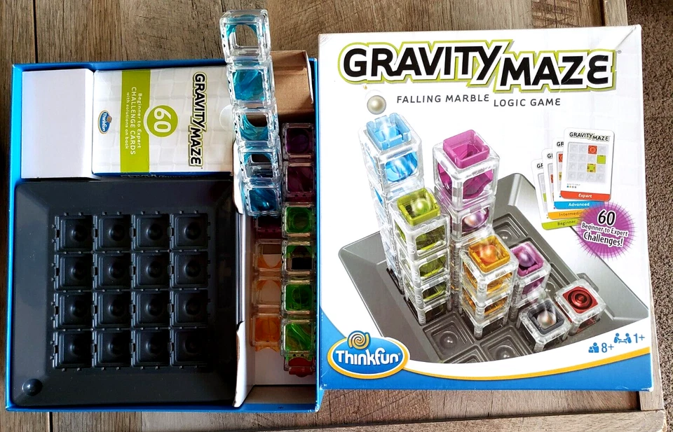 GRAVITY MAZE FALLING MARBLE LOGIC GAME BOY GIRL THINKFUN AGES 8 UP - Image 1 of 1