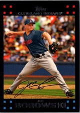 2007 Topps Joe Borowski #345 Cleveland Indians