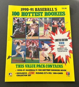 Score 1990-91 Baseball’s 100 Hottest Rookies Rising Stars Album - Picture 1 of 3