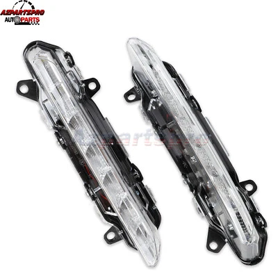 2pcs LED Daytime Running Fog Light DRL For 2010-2013 Mercedes-Benz S400 Hybrid - Image 1 of 4