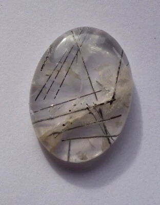 Quartz rutile, cabochon ovale 29x21x6 mm. 30 carats. Inde - Imagen 1 de 4