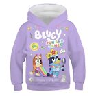 Kinder Erwachsene Bluey Dog Cartoon Hoodies Sweatshirt Pullover Hooded Top DE