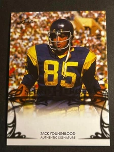 2013 Leaf Sports Heroes PROOF MISSING AUTOGRAPH Jack Youngblood - Picture 1 of 2