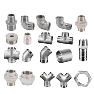 BSP Stainless Steel Pipe Fittings : Female/Male Marine Grade 304 Weld Nipple  - Picture 1 of 23