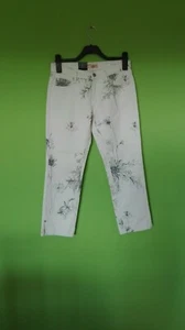 Cambio Jeans Tess straight short ecru Blumenmuster Gr. 36 *neu* - Bild 1 von 10