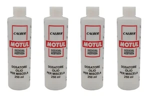 N.4 DOSATORI PER OLIO CON TAPPO MOTUL - MISURINO PER MISCELA DA 1% A 6% - Foto 1 di 6