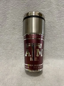 Texas A&M Aggies Stainless Steel Insulated Travel Mug With Metallic Label #27 - Picture 1 of 3