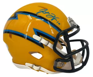 Justin Herbert Signed AMP Mini Helmet PSA - Picture 1 of 7