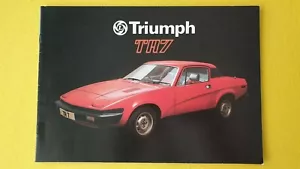 Triumph TR7 Coupe TR 7 car sales brochure catalogue September 1977 MINT P - Picture 1 of 9