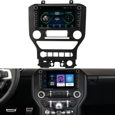 For 2015-21 Ford Mustang F2 Model Stereo Radio 8" Android 10.1 GPS FM Head Unit Foto 1 de 4
