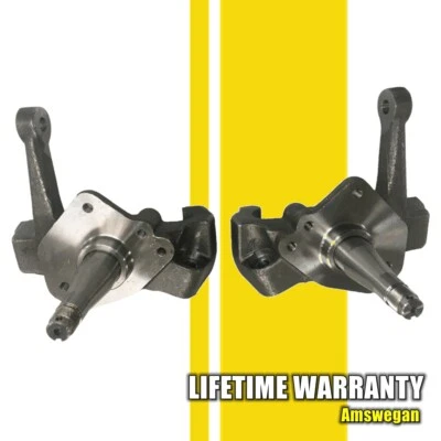 Juego de husillos de caída izquierda y derecha de acero forjado de 2" para Ford Pinto Mustang II Hot Rod 74-78 Foto 1 de 3