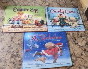 Lori Walburg Easter Egg Candy Cane St. Nicholas Book Lot Sealed Zonder Kidz New - Picture 1 of 4