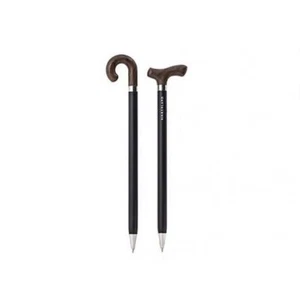 Kikkerland Set of Two Novelty Old and Wise Walking Stick Pens Retirement Gifts - Picture 1 of 1