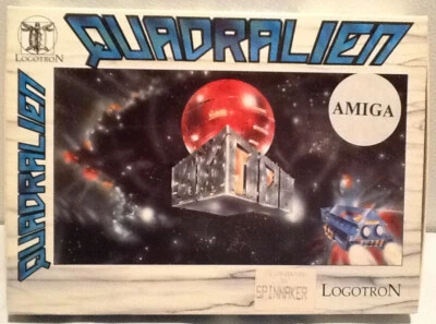 Amiga Quadralien KS 1.3 3.5 Inch Disk Software Boxed 1991 Logotron Untested - Image 1 of 4