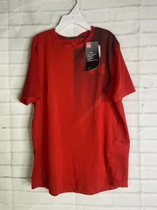 Under Armour Red Short Sleeve Tee T-Shirt Top Youth Kids Boys Girls Size M - Picture 1 of 6