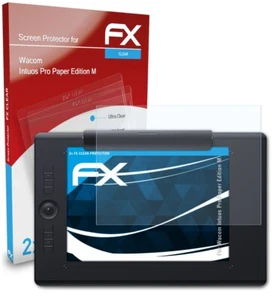 atFoliX 2x Screen Protector for Wacom Intuos Pro Paper Edition M clear - Picture 1 of 9