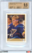 POP 1: Brett Hull BGS 9.5: 1989-90 O-Pee-Chee Stickers 2nd Year Gisto