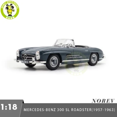 1/18 Mercedes Benz 300 SL Roadster 1957-1963 Norev OEM Diecast Model Car  - Image 1 of 4