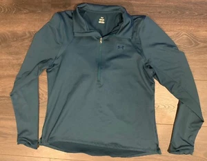 Youth Large Under Armour Green Jacket Good Condition Fast Shipping - Picture 1 of 3