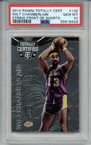 2014 Panini Total Certified String Shorts #132 Wilt Chamberlain PSA 10 LOW POP - Bild 1 von 2