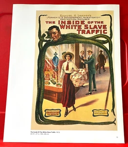 Inside Of The White Slave Traffic Movie/Film Poster Art PICTURE/PRINT 12" x 9.5" - Picture 1 of 3