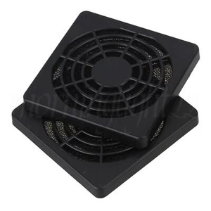 5 SZTUK 60mm Plastikowa gąbka Pyłoszczelna obudowa PC Obudowa komputera Wentylator Filtr przeciwpyłowy Czarny - Zdjęcie 1 z 5