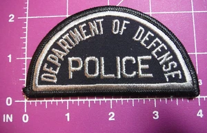 Vintage/Obsolete Department of Defense POLICE rocker patch-nos - Picture 1 of 2