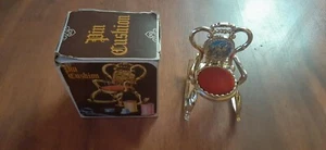 vintage 1960's universal studios plastic rocking chair pin cushion & box unused - Picture 1 of 2