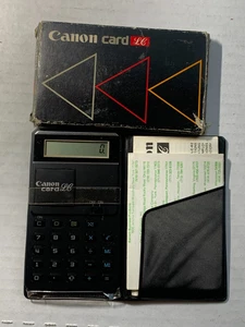 Canon Card LC-62 Calculator Complete in box With Manual Works Great! Nice! - Picture 1 of 8