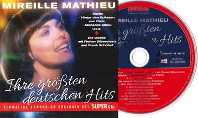 MIREILLE MATHIEU ''IHRE GROBTEN...'' CD with Rare Duet Song with FRANK SCHOBEL - Image 1 of 2