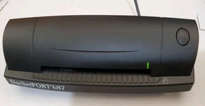 Genuine Docketport 687 Desktop Color Card Scanner - Tested with USB Cable - Picture 1 of 6