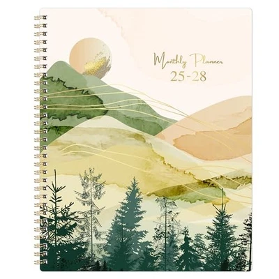 /Calendario - 9" × 11", Planificador Mensual Grande 3 Años 2025-2028 Planificador Mensual Foto 1 de 4