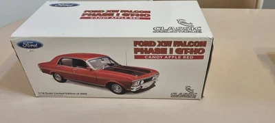 Ford XW GTHO fase 1 Falcon Candy rojo manzana 1:18 clásico coleccionable modelo coche Foto 1 de 4