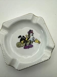 Walt Disney HORACE HORSECOLLAR Mickey Mouse Porcelain Ash Tray Bavaria 1930s - Picture 1 of 13