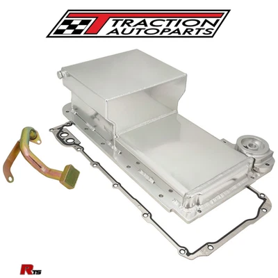 RTS Oil Pan, Aluminium Fabricated Pan, Front Sump, LS into VB-VT Commodore - image 1 of 4