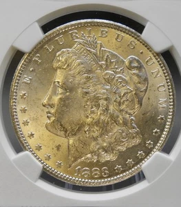 Dólar Morgan de plata 1883-CC $1 fecha clave original raro 💥💥 blanco brillante - Imagen 1 de 11