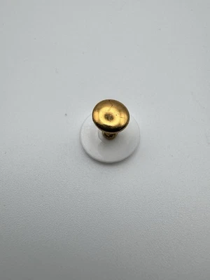 Camisa/tachuela de cuello vintage - celuloide blanco y tono dorado caballero de mediados de siglo Foto 1 de 3