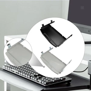 Under Desk Keyboard Tray Metal Keyboard Platform for Typing Desk Working - Picture 1 of 13