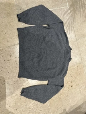 Raey Grey Thick Cashmere High Neck Sweater. Size Small - Image 1 of 4