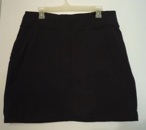 DULUTH TRADING CO SKORT - GR. LG - GOLF/PICKLEBALL ROCK - SHORTS SIND UNTER - SCHWARZ - Bild 1 von 2