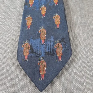 Corbata para hombre Cornealia James Tower of London patrón guardia - Imagen 1 de 6