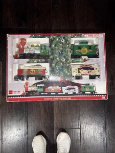 CHRISTMAS MUSICAL TRAIN SET 1986 Vintage JC Penny Home Collection In Box - Picture 1 of 11
