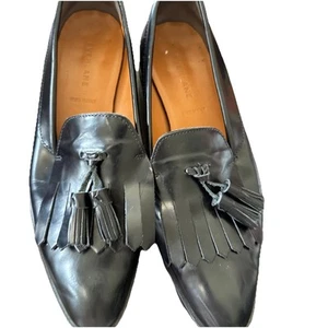 Everlane Womens Black The Modern Tassel Loafer  Size 9 - Picture 1 of 7