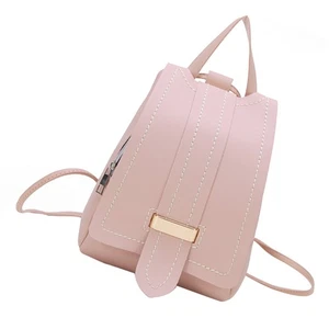 1pz Zaino Borsa Piccola PU Borsa a Tracolla Donna Moda Borsa a Tracolla - Foto 1 di 12