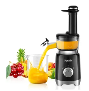 Exprimidor Masticador Pyukix para Frutas y Verduras, Potente Exprimidor Pequeño - Imagen 1 de 4